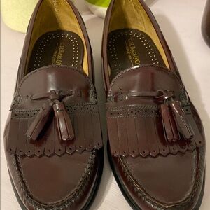 G.H. Bass & Co. Men's Dark Brown Tassel Loafers, minimal signs of wear
